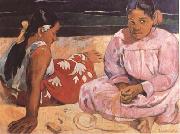 Paul Gauguin Tahitian Women (On the Beach) (mk09) France oil painting artist